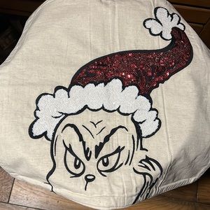 Pottery Barn Teen The Grinch pillow 18” x 18” cover BNWT